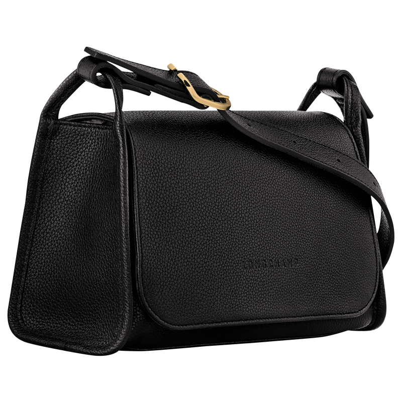 Le Foulonné M Crossbody bag , Black - Leather  - View 3 of  6