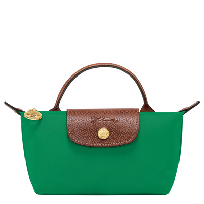 Le Pliage Original Pouch with handle, Green