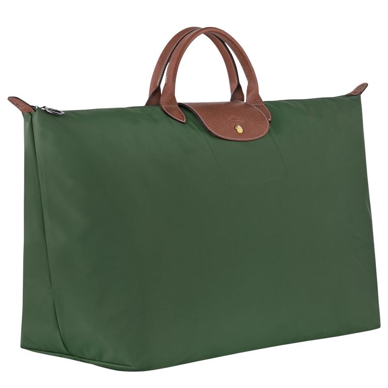 Le Pliage Original XL Travel bag , British Green - Recycled canvas  - View 2 of  6