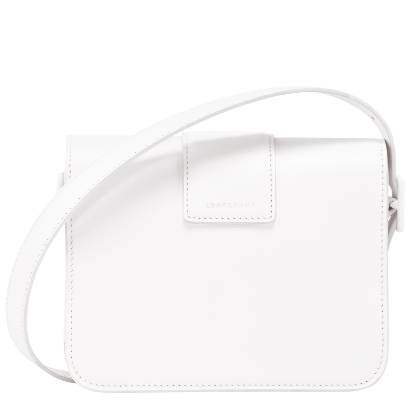 BoxTrot S Crossbody bag White Leather Longchamp TH