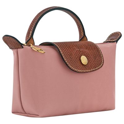 Le Pliage Original Pouch with handle, Pink Tea