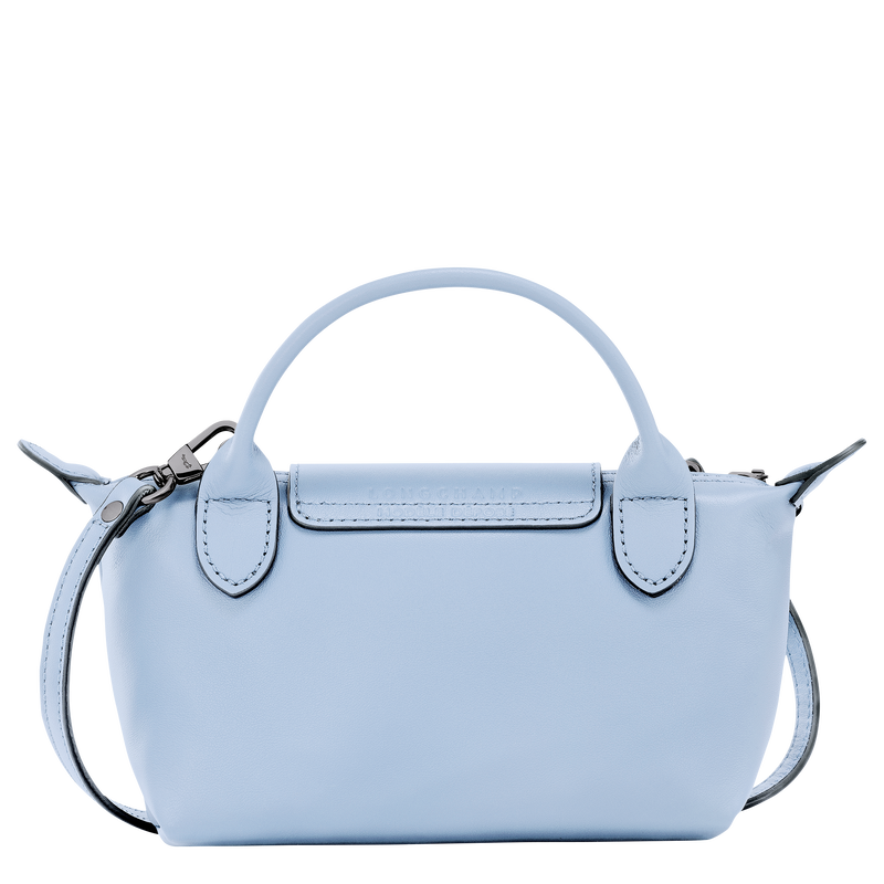 Le Pliage Xtra XS Pouch , Wave - Leather  - View 3 of  5