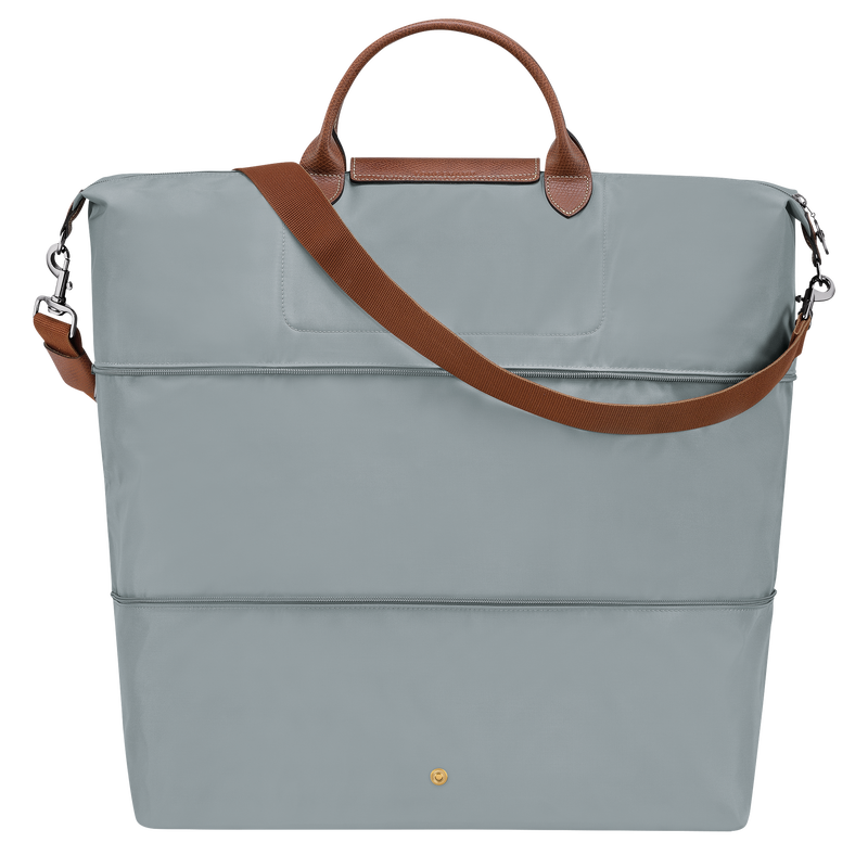 Le Pliage Original Travel bag expandable , Steel - Recycled canvas  - View 4 of  6