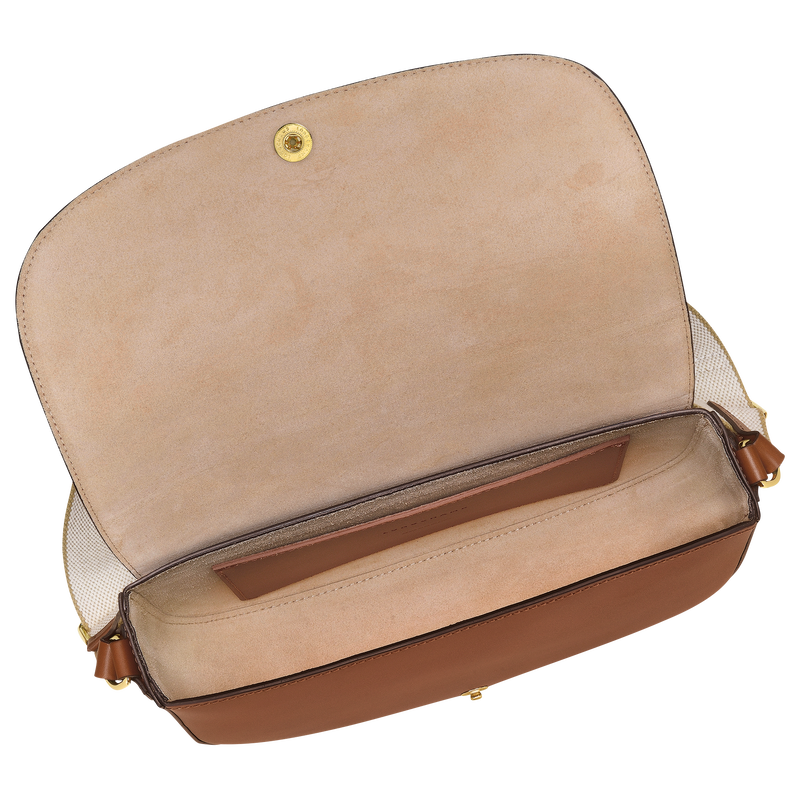 &Eacute;pure M Crossbody bag , Cognac - Leather  - View 5 of  6