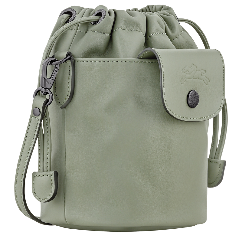 Le Pliage Xtra XS Bucket bag , Tundra - Leather  - View 2 of  5