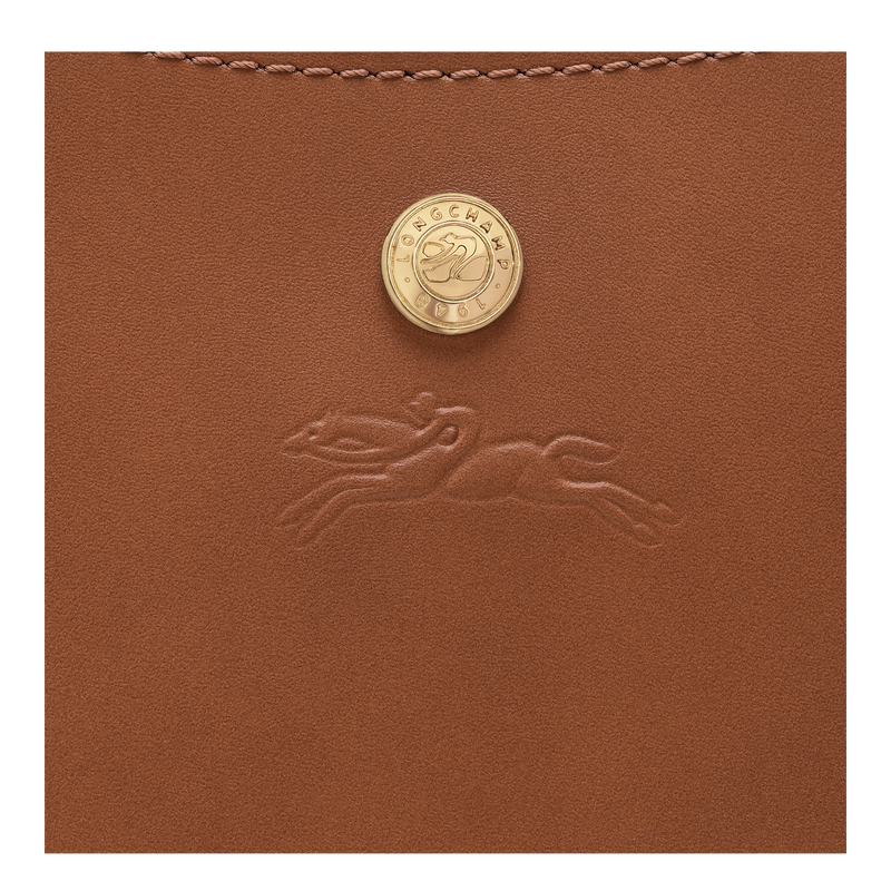 Épure Crossbody bag , Cognac - Leather  - View 6 of  6