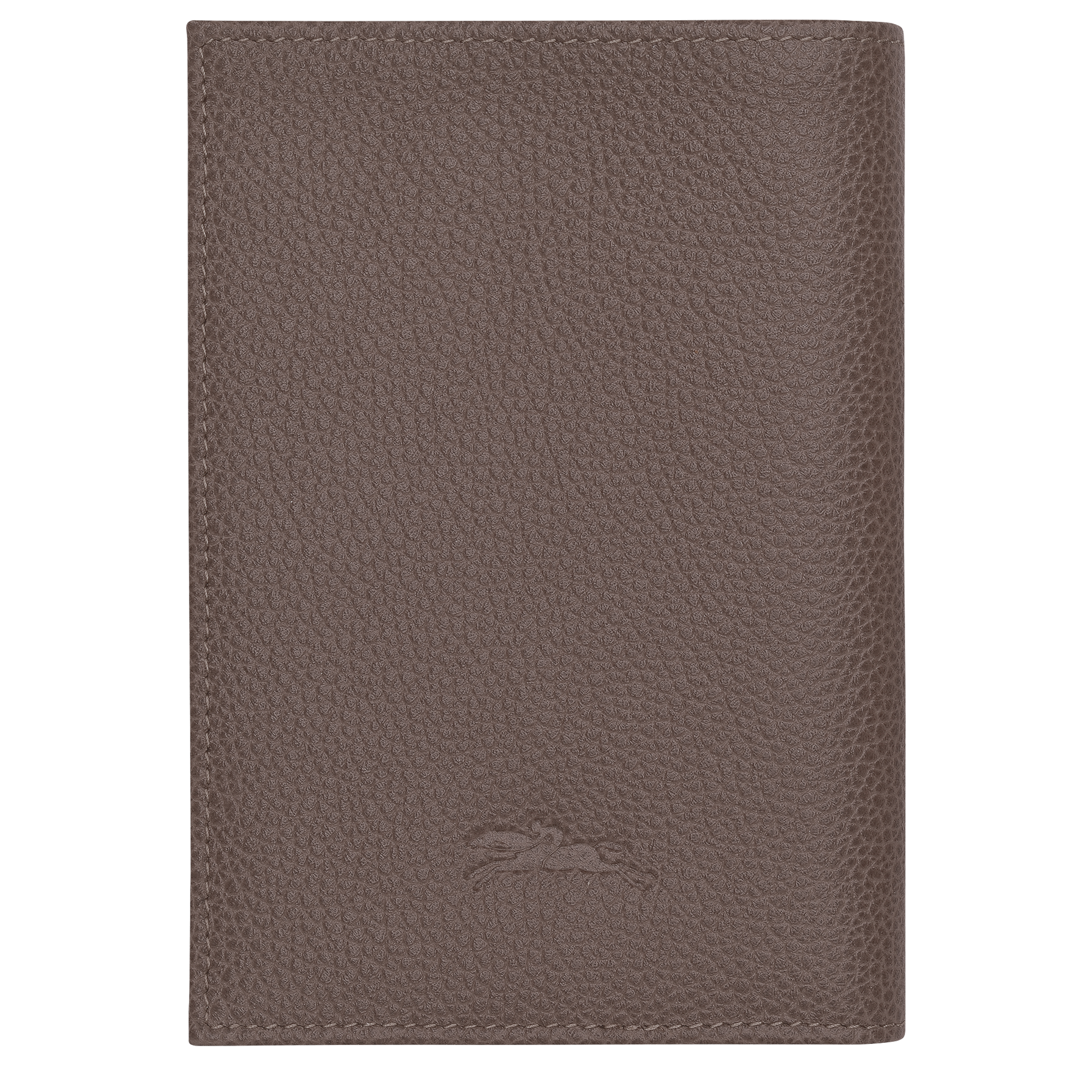 Le Foulonn&eacute; Passport cover, Taupe