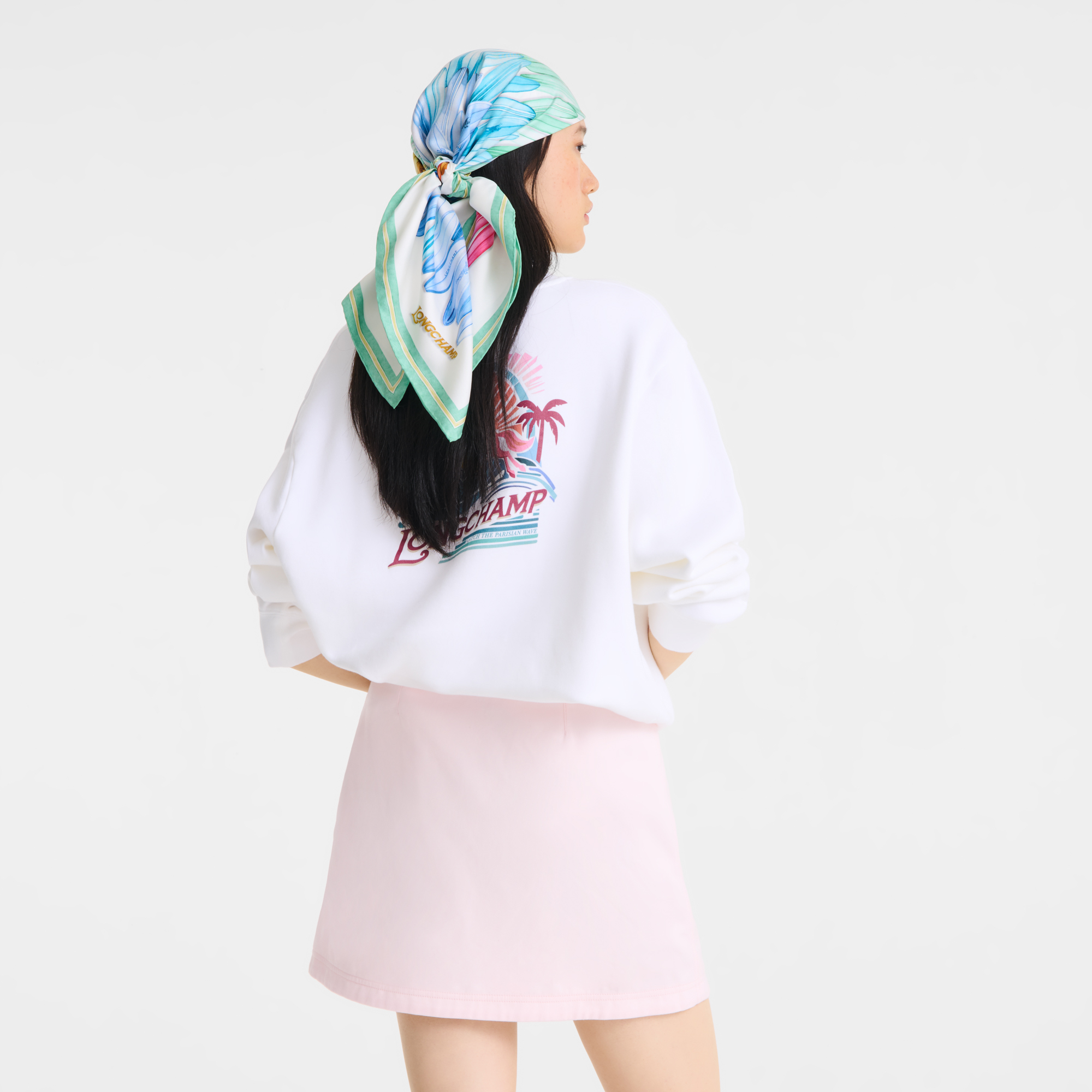 Cama&iuml;eu de Surf Silk scarf 90, Rainbow