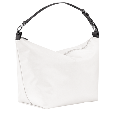 Le Slouchy Hobo bag M, White