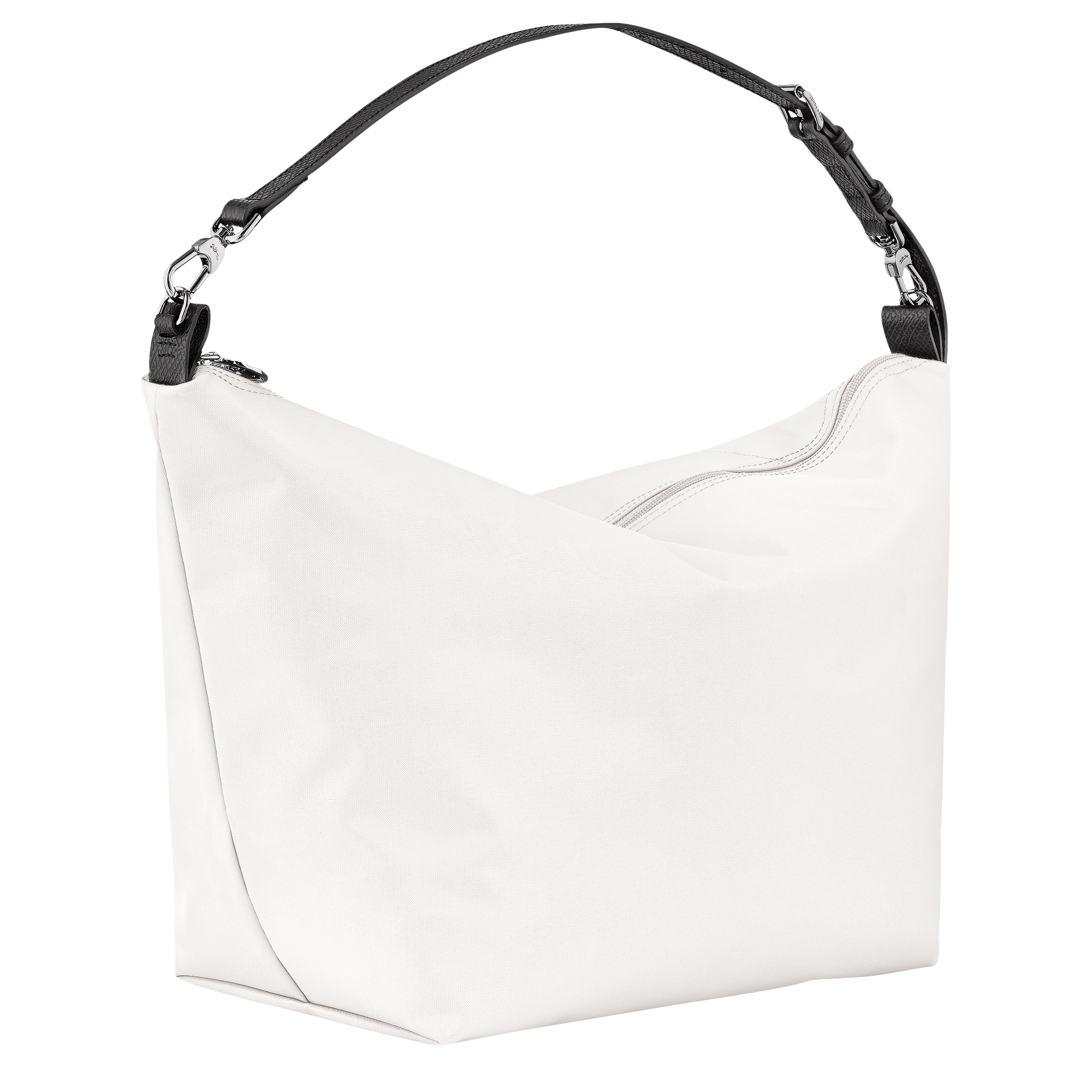 Hobo bag M, White - View 3 of
5 - zoom in Le Slouchy Hobo bag M, White