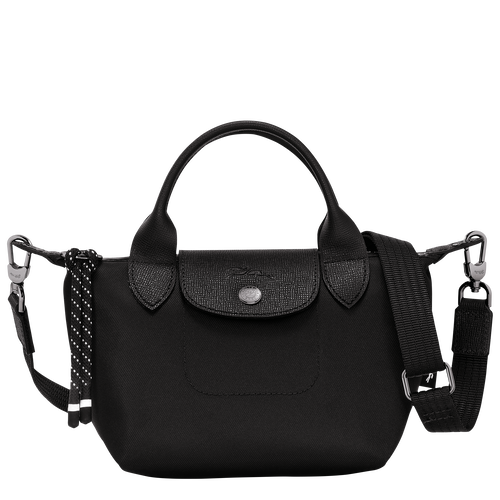Le Pliage Energy XS Handbag , Black - Recycled canvas - View 1 of  6