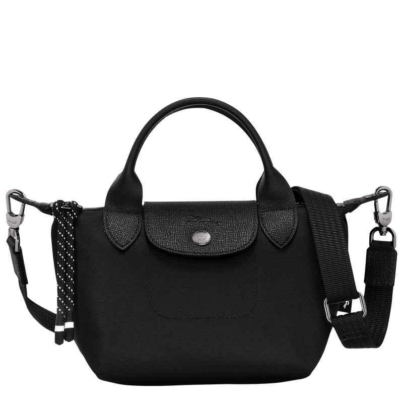 Le Pliage Energy XS Handbag , Black - Recycled canvas  - View 1 of  6