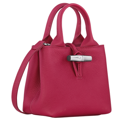 Le Roseau Handbag XS, Beetroot