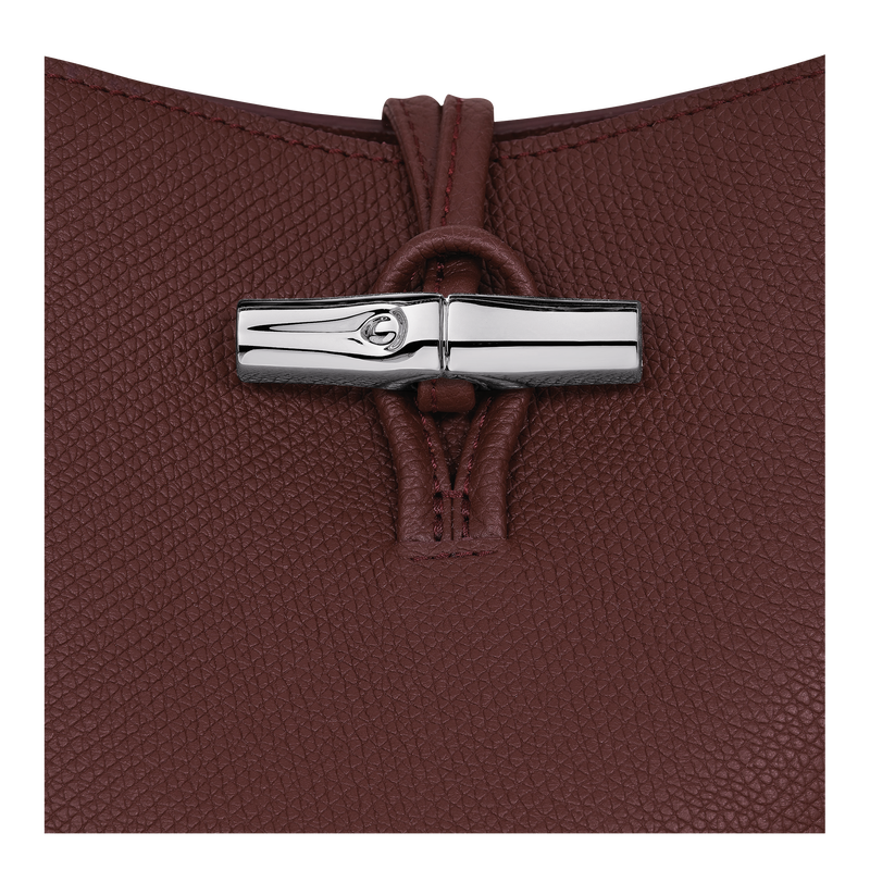 Le Roseau XS Bucket bag , Burgundy - Leather  - View 5 of  5