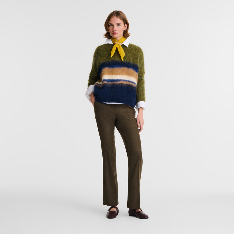 Sweater , Navy - Knit  - View 2 of  5