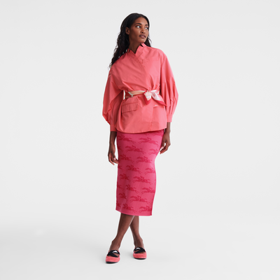Kimono jacket , Marshmallow - Technical taffeta