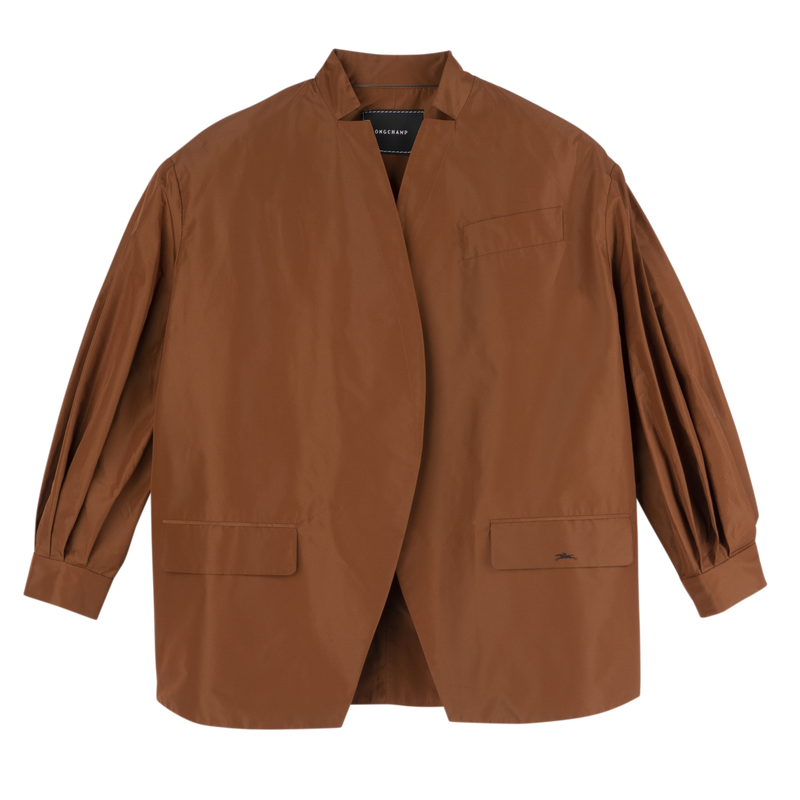 Kimono jacket , Cognac - Techno taffeta  - View 1 of  5