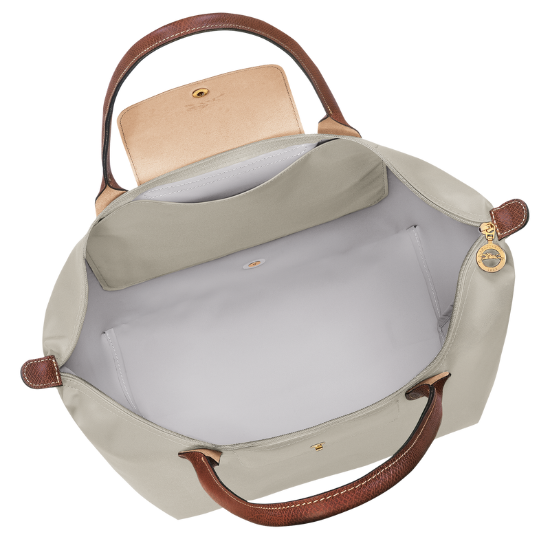 Le Pliage Original L Tote bag , Pebble - Recycled canvas  - View 4 of  6