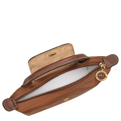 Le Pliage Original Pouch with handle, Cognac