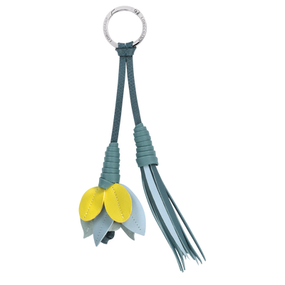 Re-Play Keyring , Eucalyptus - Leather