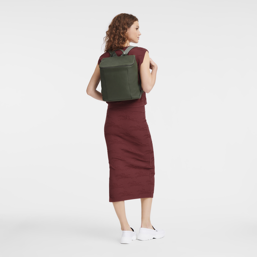 Longchamp rucksack clearance khaki