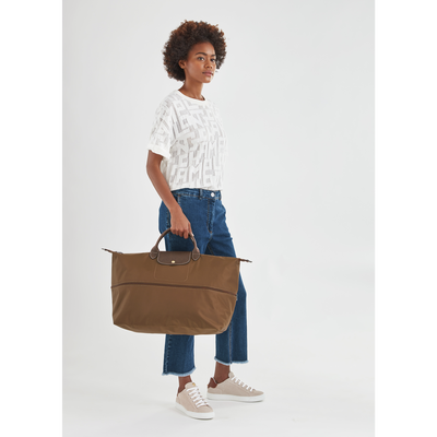 Le Pliage Original Travel bag expandable, Cognac