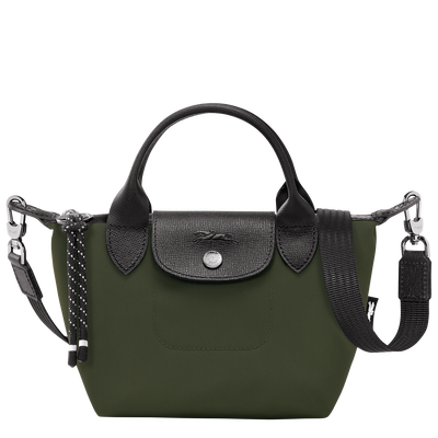 Le Pliage Energy XS Handbag , Khaki - Recycled canvas