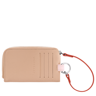 Le Pliage Collection Card holder , Beige - Leather