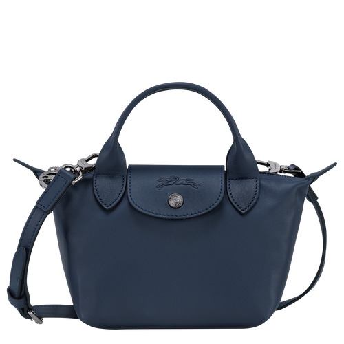 Le Pliage Xtra XS Handbag , Navy - Leather - View 1 of  6