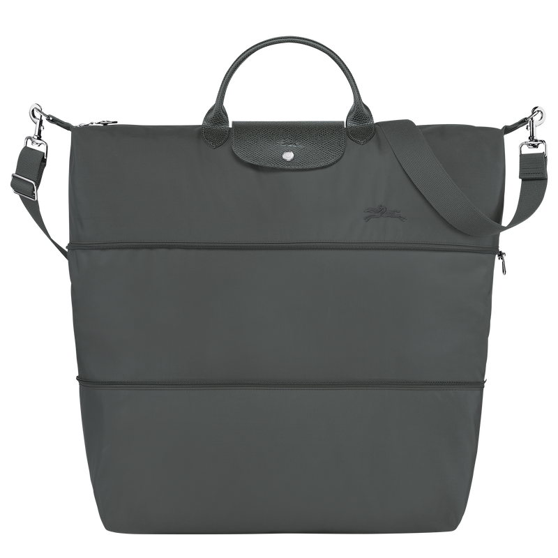 Le Pliage Green Travel bag expandable , Graphite - Recycled canvas  - View 1 of  6