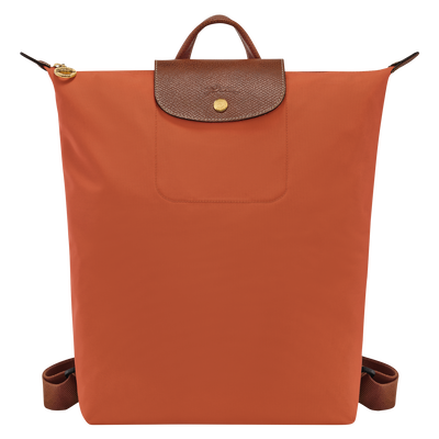 Le Pliage Original M Backpack , Brick - Canvas
