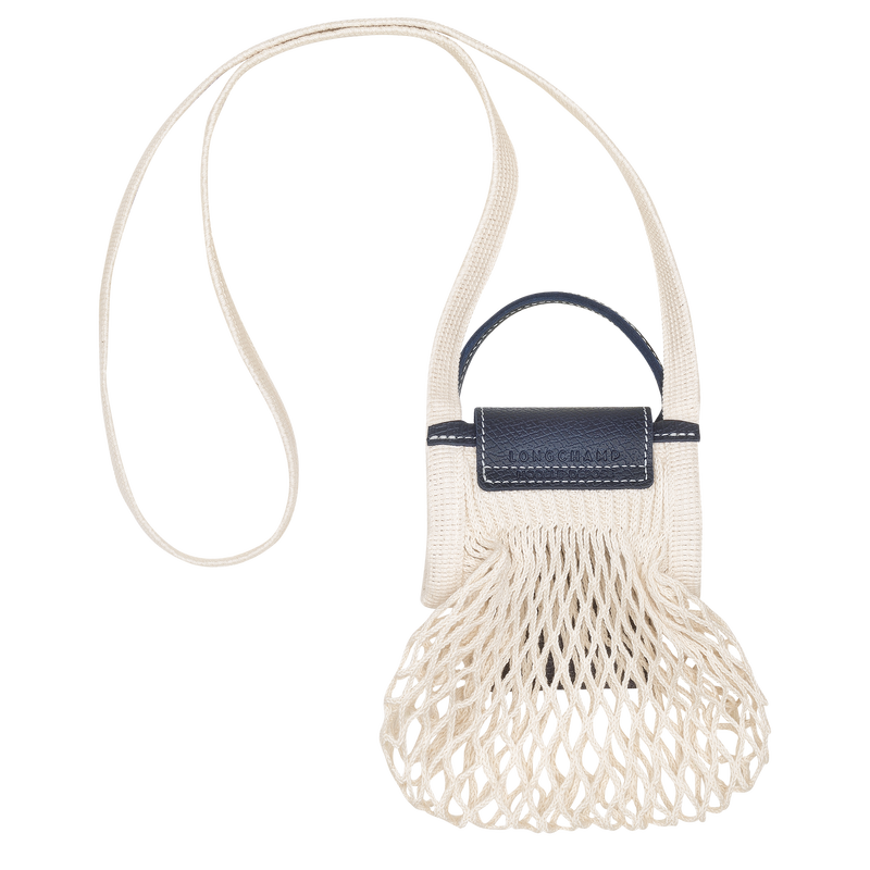 Le Pliage Collection XS Mesh bag , Navy - Canvas  - View 4 of  4