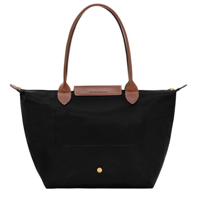 Le Pliage Original M Tote bag , Black - Recycled canvas  - View 4 of  6