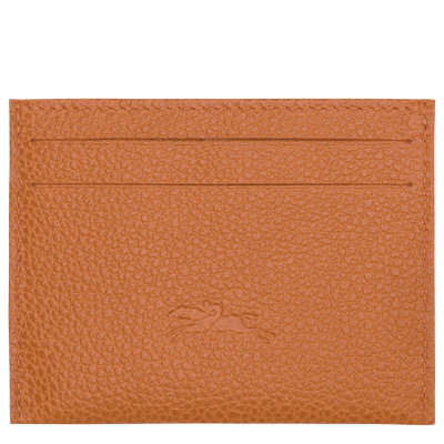 Le Foulonn&eacute; Card holder , Amber - Leather