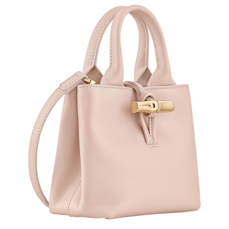 Le Roseau XS Handbag , Petal Pink - Leather  - View 3 of  7