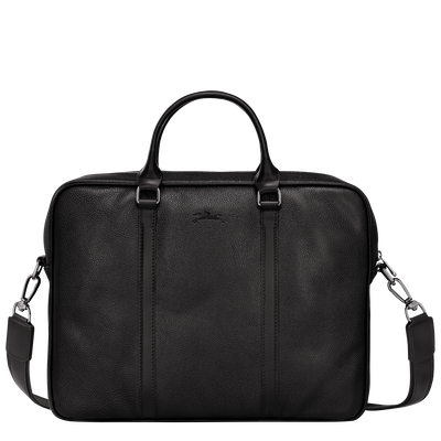 Le Foulonn&eacute; Briefcase XS, Black