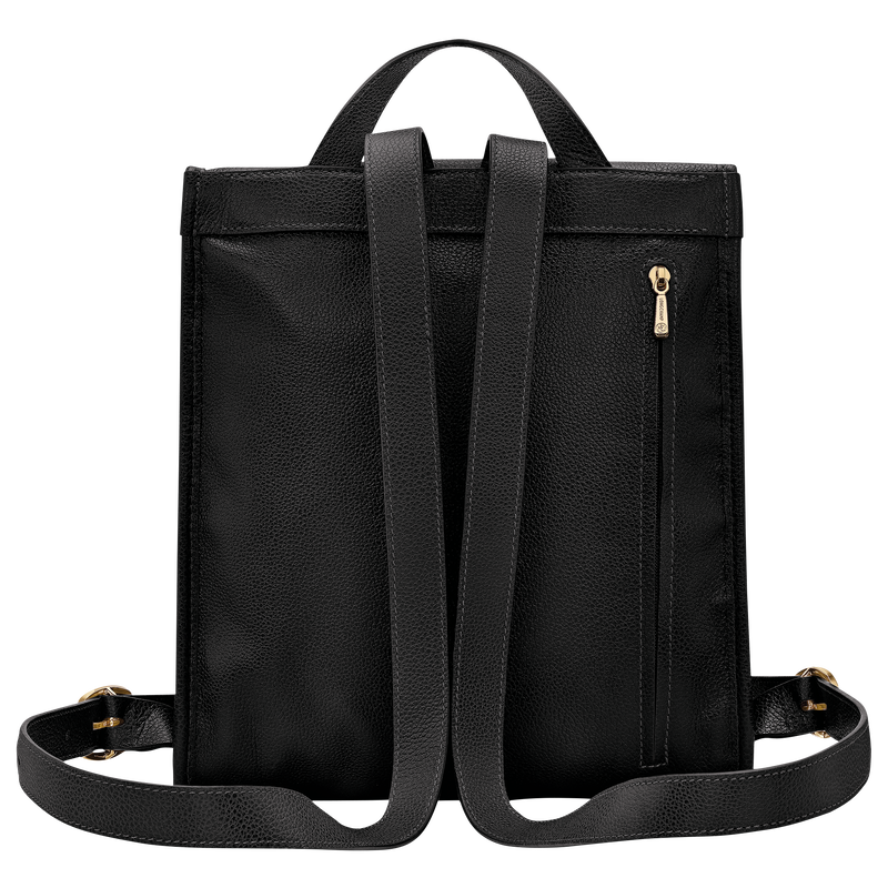 Le Foulonn&eacute; M Backpack , Black - Leather  - View 4 of  6