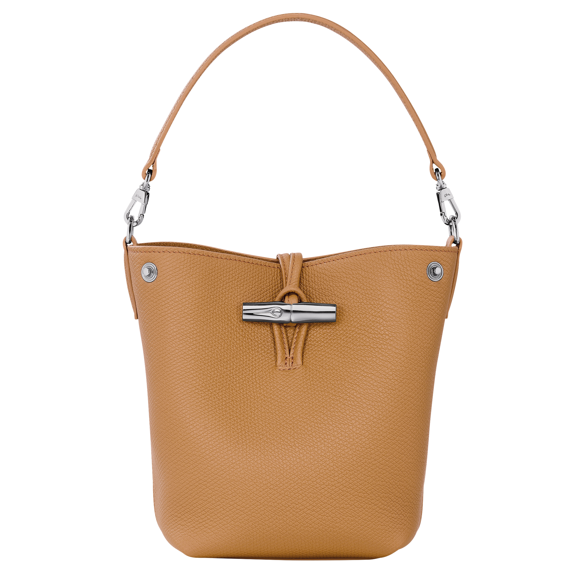 Bucket bag XS, Walnut - View 1 of
6 - zoom in Le Roseau Bucket bag XS, Walnut
