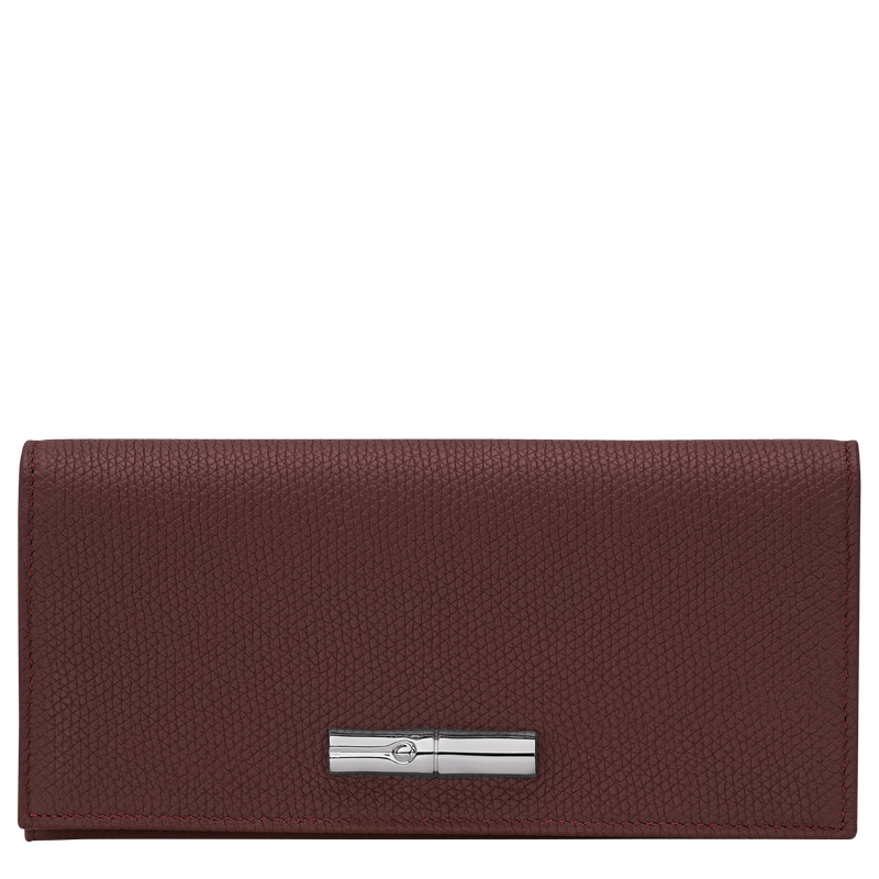 Le Roseau Long continental wallet , Burgundy - Leather  - View 1 of  3