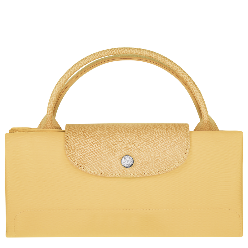 Le Pliage Green M Travel bag , Wheat - Recycled canvas  - View 5 of  5