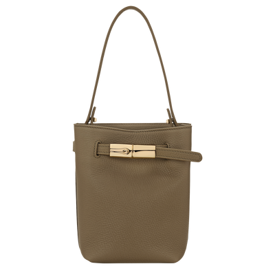 Le Smart XS Bucket bag , Olive - Leather