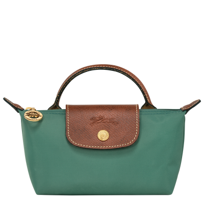 Le Pliage Original Pouch with handle, Sage