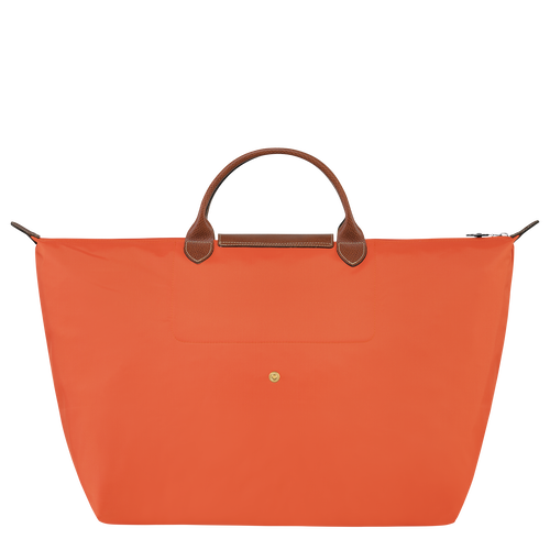 Le Pliage Original S Travel bag , Orange - Recycled canvas - View 4 of  7