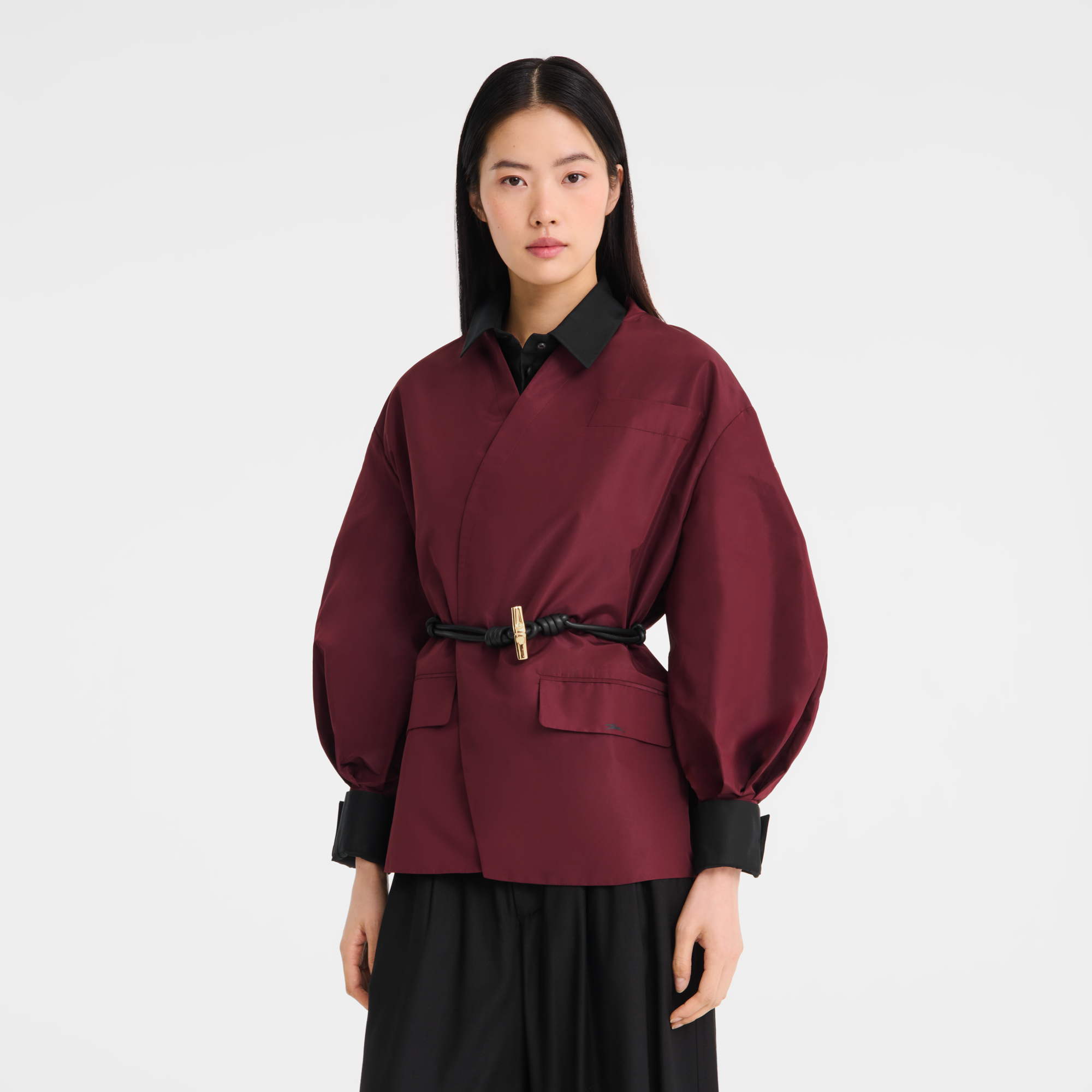 null Kimono jacket, Burgundy