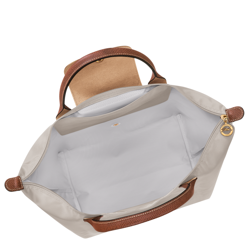 Le Pliage Original M Handbag , Pebble - Recycled canvas  - View 4 of  6