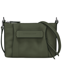 Longchamp 3D S Crossbody bag , Khaki - Leather
