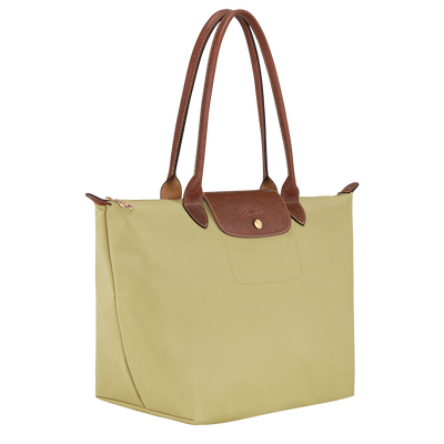 Le Pliage Original L Tote bag , Pistachio - Recycled canvas