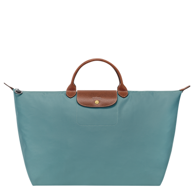 Le Pliage Original L Travel bag , Eucalyptus - Recycled canvas