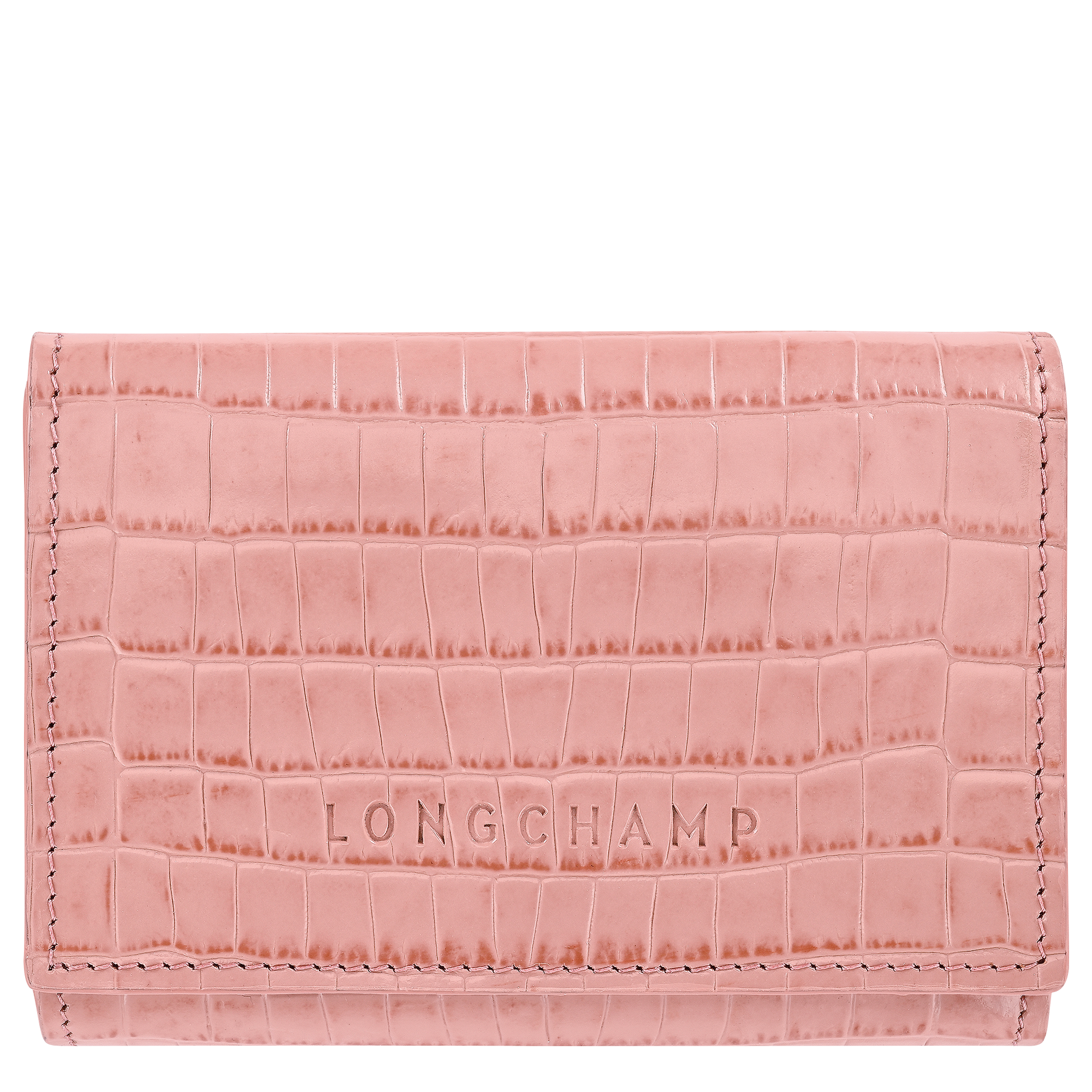 Longchamp Pocket Compact wallet, Pink Tea
