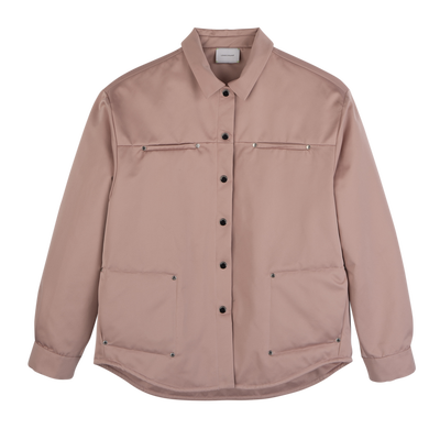 Shirt , Pink Tea - Techno satin